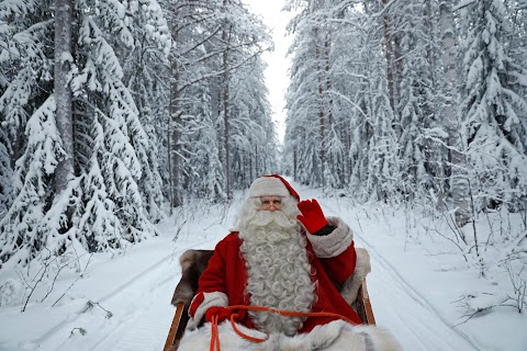 Visiting Santa in Lapland
