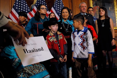 Deb Haaland becomes one of first two Native American congresswomen