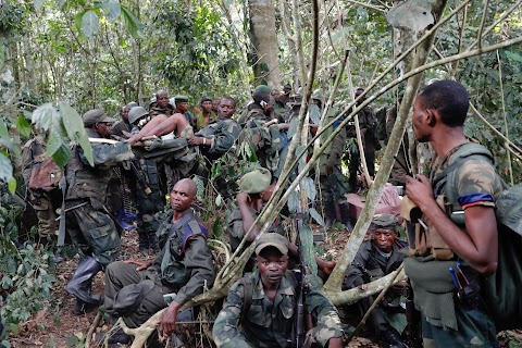 Charred bodies, wounded soldiers after Congo army victory