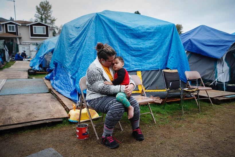 Homeless in America's tent cities